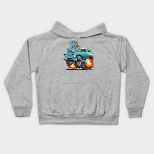 Classic Fifties Hot Rod Muscle Car Cartoon Kids Hoodie